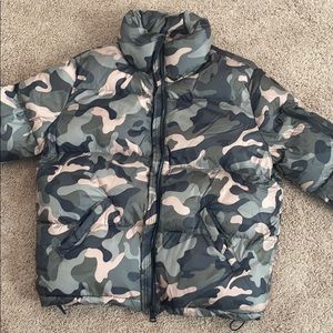Ci Sono Boys winter camo jacket